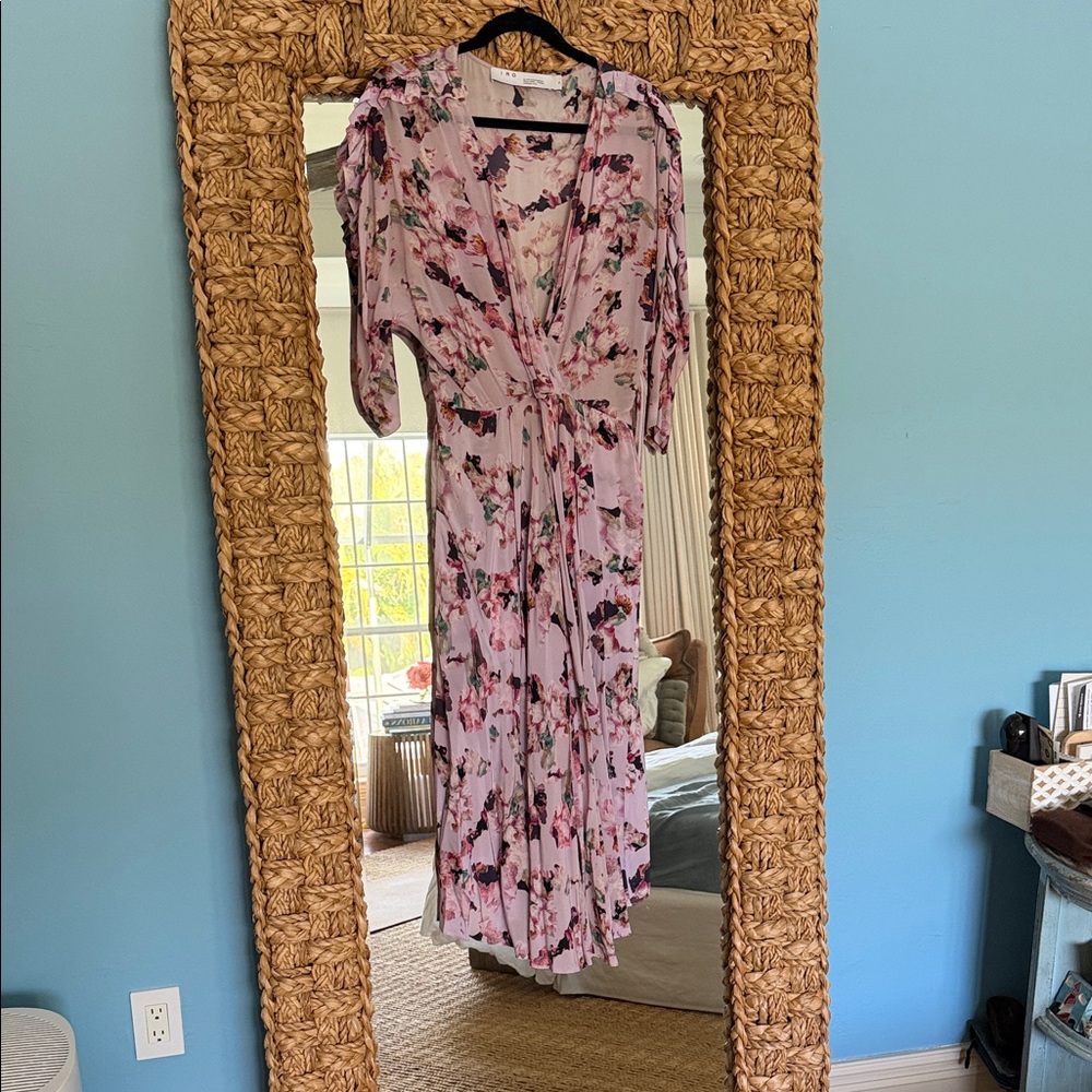 IRO Pink Floral Maxi Dress